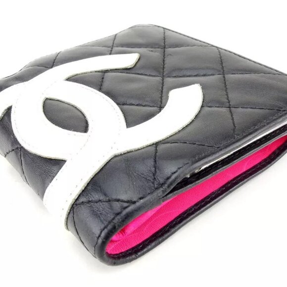 Chanel purses Kanbonrain Black White White Pink Ladies Authentic - Picture 8 of 16